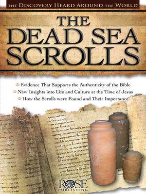 cover image of The Dead Sea Scrolls